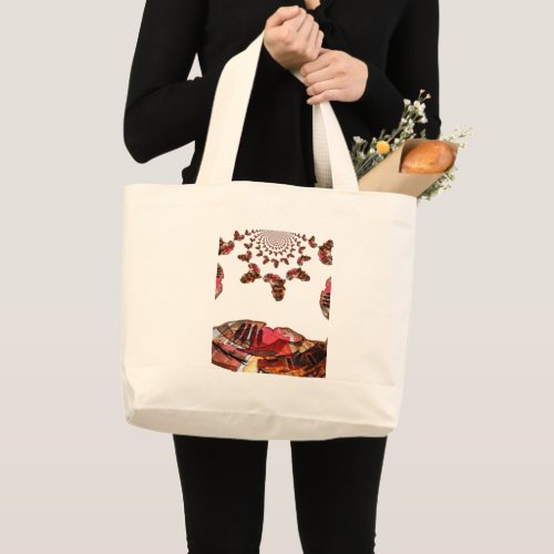 Beautiful Lovely Colors Large Tote Bag
