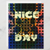 Beautiful Lovely Have a Nice Day Text Print vector (Front/Back)