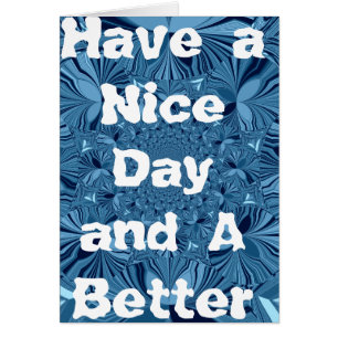 Beautiful Lovely Iridescent Blue Kaleidoscope Art Cards