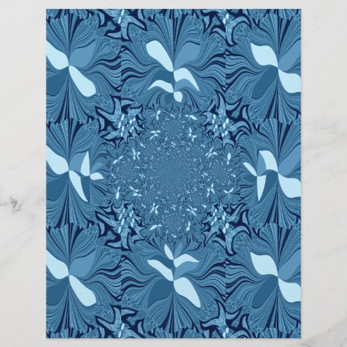 Beautiful Lovely Iridescent blue pattern seamless