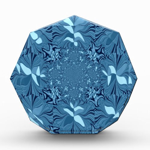 Beautiful Lovely Iridescent blue pattern seamless Award