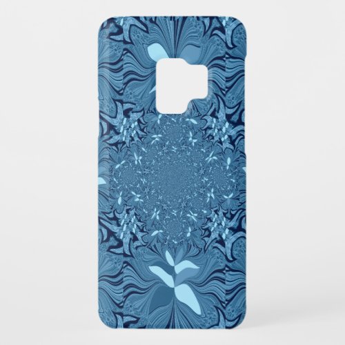 Beautiful Lovely Iridescent blue pattern seamless Case_Mate Samsung Galaxy S9 Case