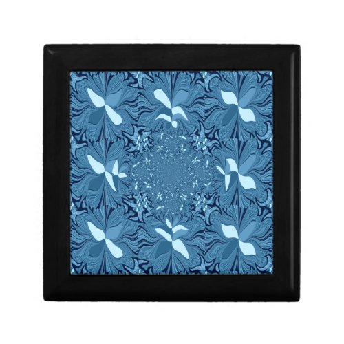 Beautiful Lovely Iridescent blue pattern seamless Gift Box