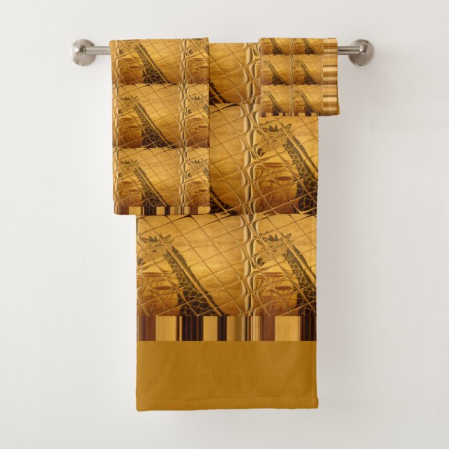 Beautiful lovely Kenyan wild animals giraffe Bath Towel Set (Insitu)