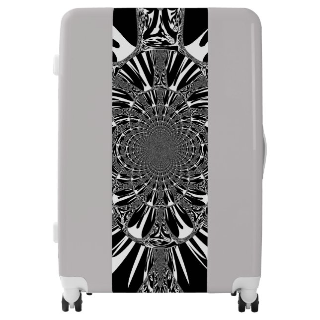 Beautiful Lovely Kenyan Zebra Print Safari Luggage (Front)
