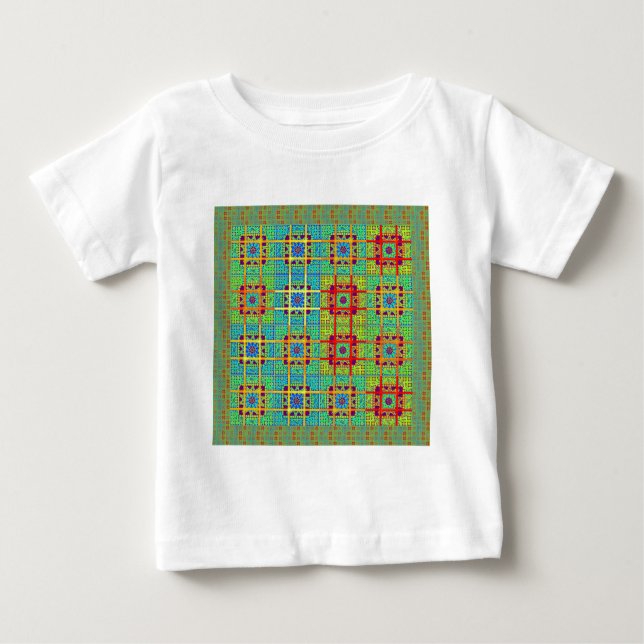 Beautiful Lovely Mayan  ethnic Print vector design Baby T-Shirt (Front)