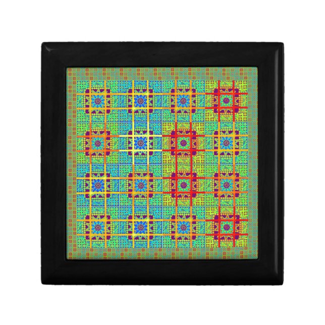 Beautiful Lovely Mayan  ethnic Print vector design Keepsake Box (Front)