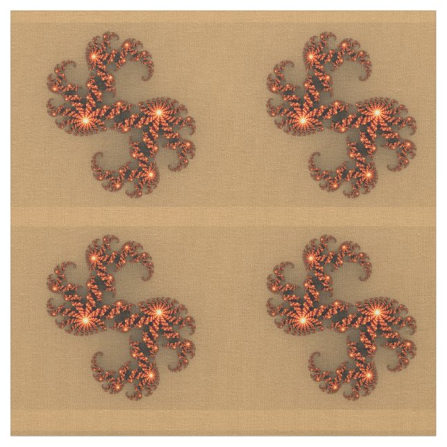 Beautiful Lovely Nice Day and Better Night Fabric (Close Up)
