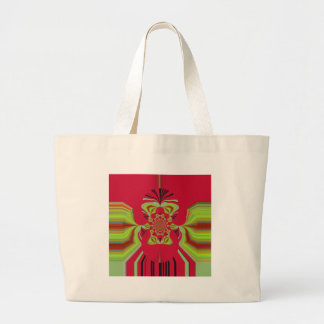 Beautiful Lovely Red Hakuna Matata pattern Large Tote Bag