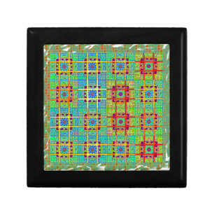 Beautiful Lovely South African Tribal Print vector Gift Box