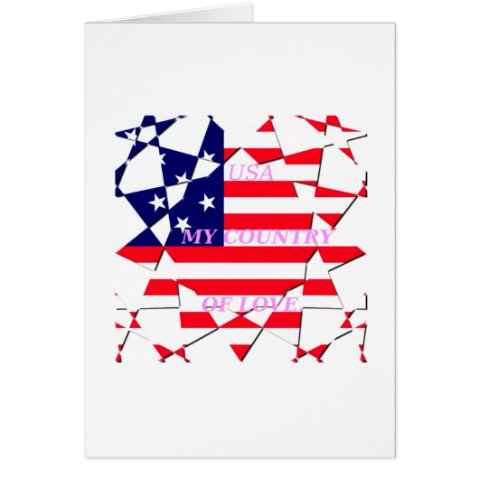 Beautiful Lovely USA Flag Motif design (Front)