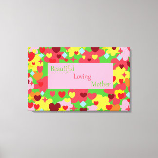 Beautiful Loving Mother Canvas Print