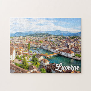 Beautiful Lucerne, Switzerland Jigsaw Puzzle