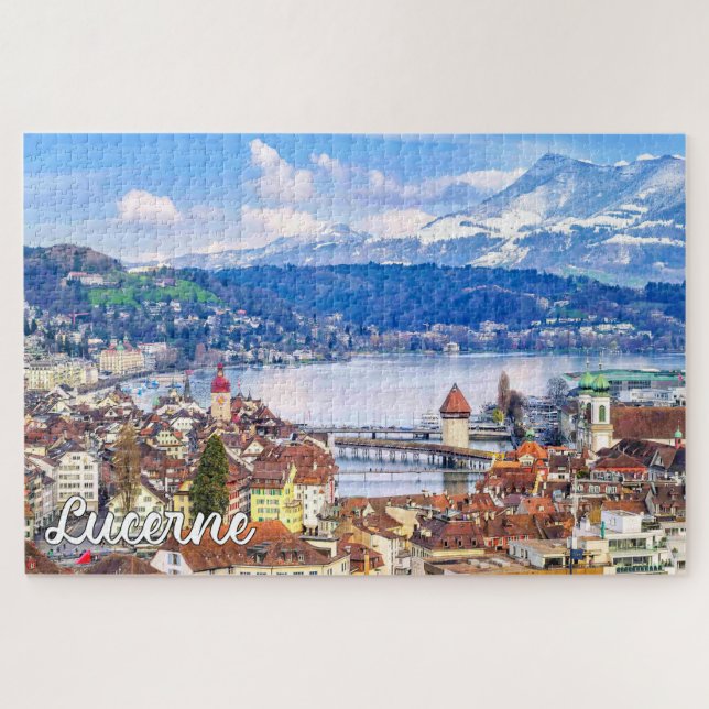 Beautiful Lucerne, Switzerland Jigsaw Puzzle (Horizontal)