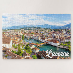 Beautiful Lucerne, Switzerland Jigsaw Puzzle