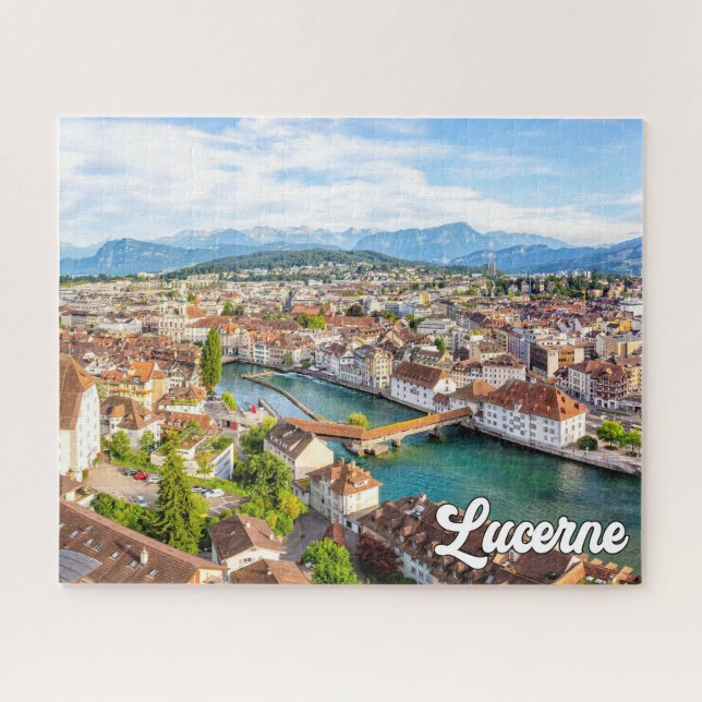 Beautiful Lucerne, Switzerland Jigsaw Puzzle (Horizontal)