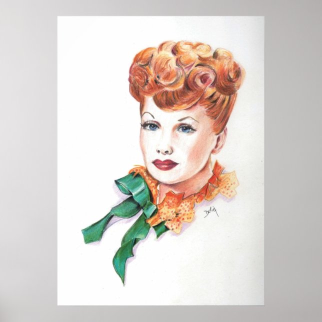 Beautiful Lucille Ball Lucy Poster (Front)