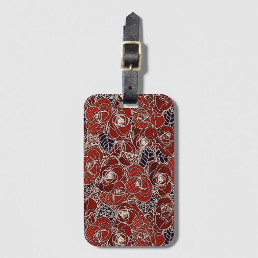 Beautiful Luggage Tag with Business Card Slot