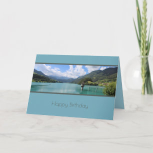 Beautiful Lungernersee, Oberwald, Switzerland Card