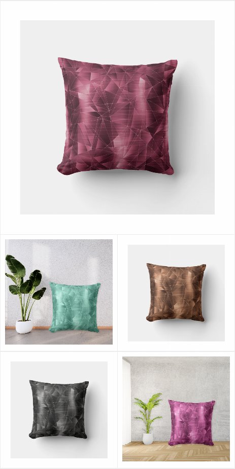 Beautiful Luxury Geometrical Pattern Throw Pillows