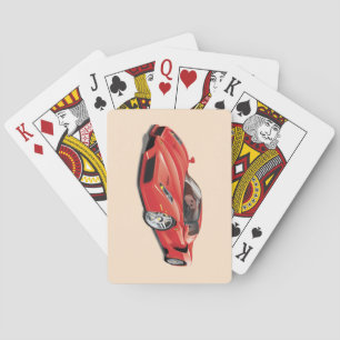 Beautiful Luxury Sports Car Deck of Playing Cards