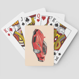 Beautiful Luxury Sports Car Deck of Playing Cards