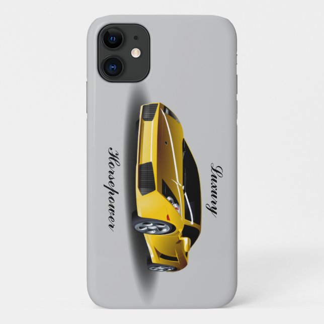 Beautiful Luxury Sports Car iPhone Case (Back)
