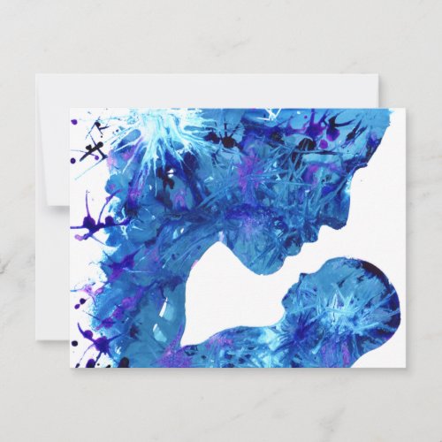 Beautiful Madonna and Child watercolor Note Card