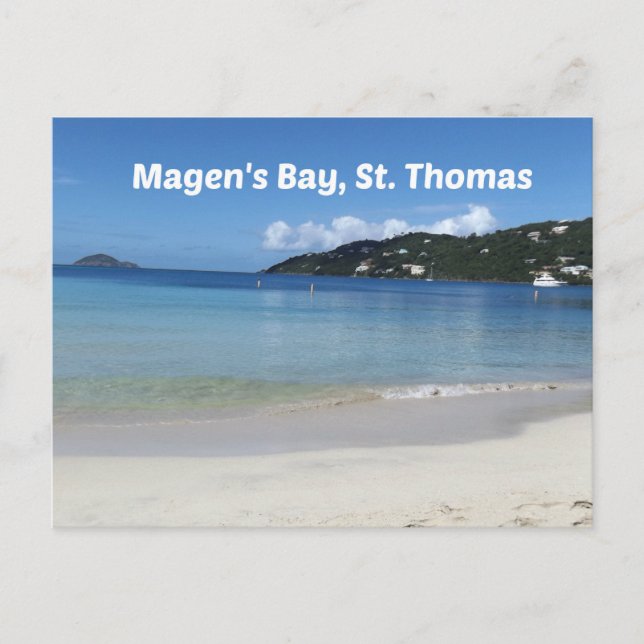 Beautiful Magen's Bay, St. Thomas Postcard (Front)