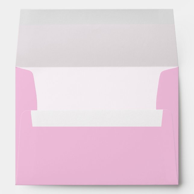 Beautiful Magenta Pink Wedding Envelope (Back (Bottom))