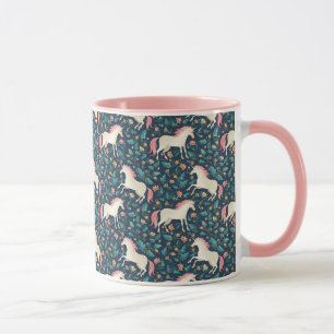 Beautiful Magical Unicorn Pattern Mug