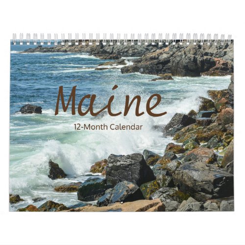 Beautiful Maine 12_Month Calendar