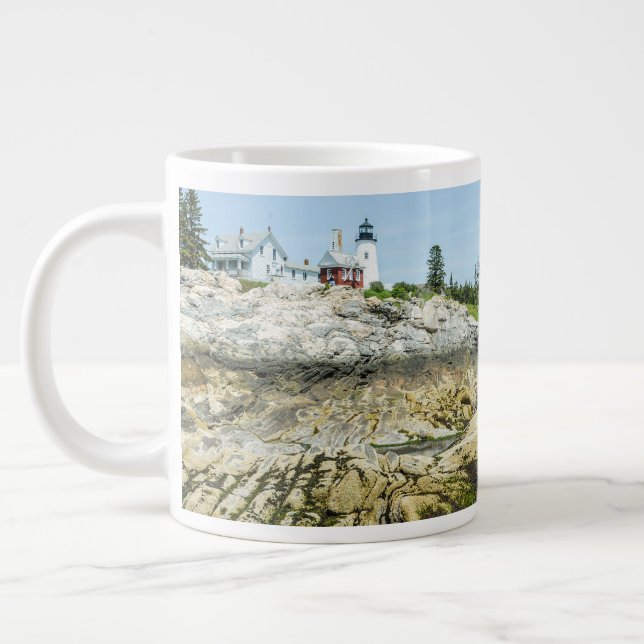 Beautiful Maine Coast Acadia Giant Coffee Mug (Left)