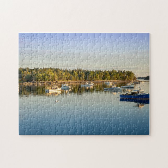 Beautiful Maine coast sunset Jigsaw Puzzle (Horizontal)