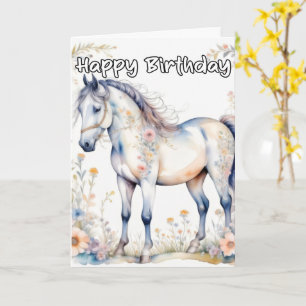 Beautiful Majestic Horse Card