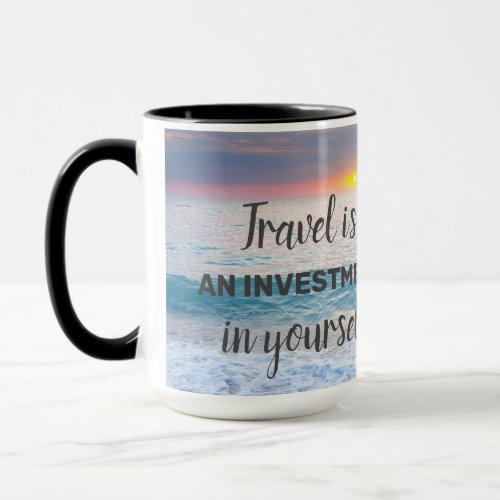 Beautiful Maldives Beach Sunset Mug