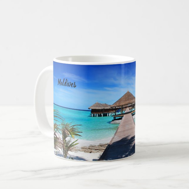 Beautiful Maldives Coffee Mug (Front Left)