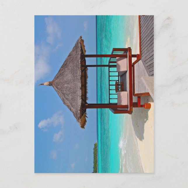 Beautiful Maldives Islands Postcard (Front)
