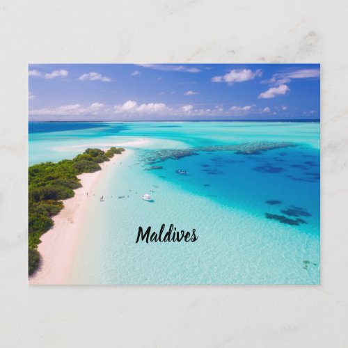 Beautiful Maldives Postcard