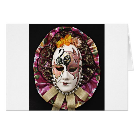 Beautiful Male Carnival Mask (Front Horizontal)
