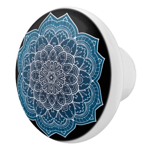 Beautiful Mandala Ceramic Knob