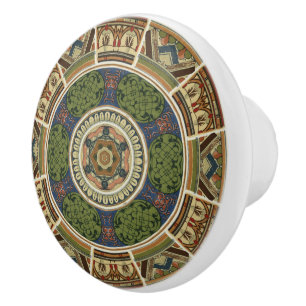 Beautiful Mandala Ceramic Knob