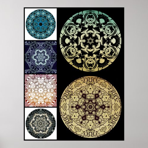 Beautiful  mandala  poster