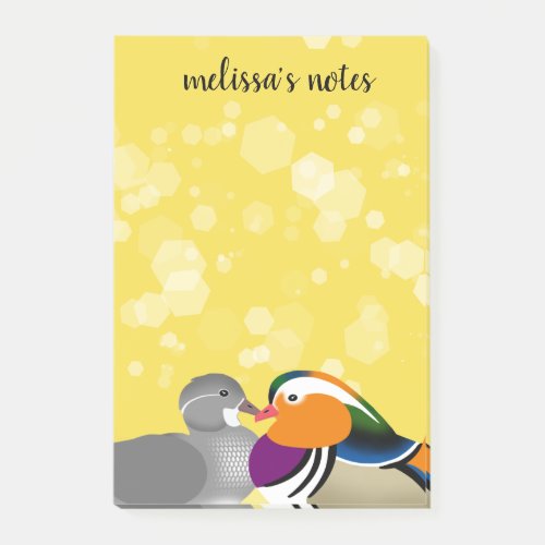 Beautiful Mandarin Ducks Post_it Notes
