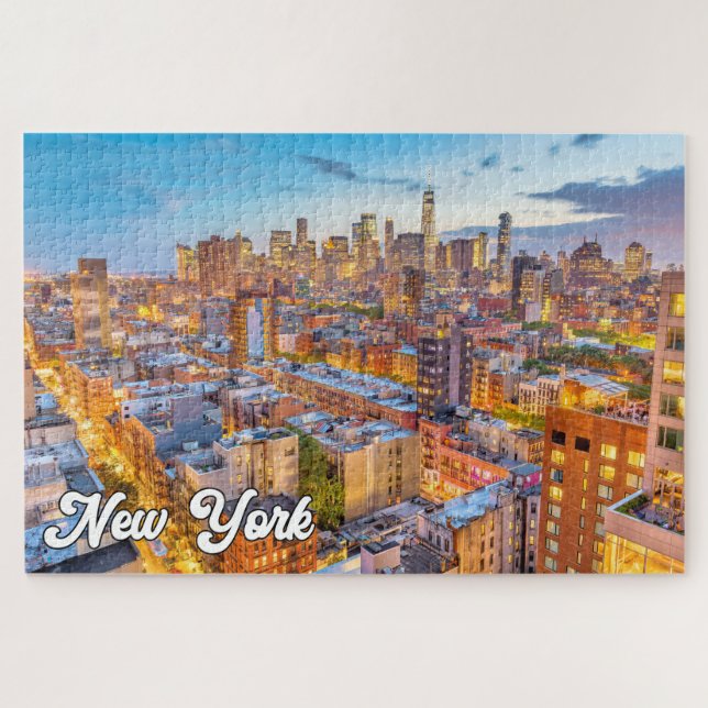 Beautiful Manhattan, New York, USA Jigsaw Puzzle (Horizontal)