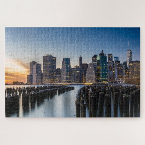 Beautiful Manhattan Skyline Jigsaw Puzzle