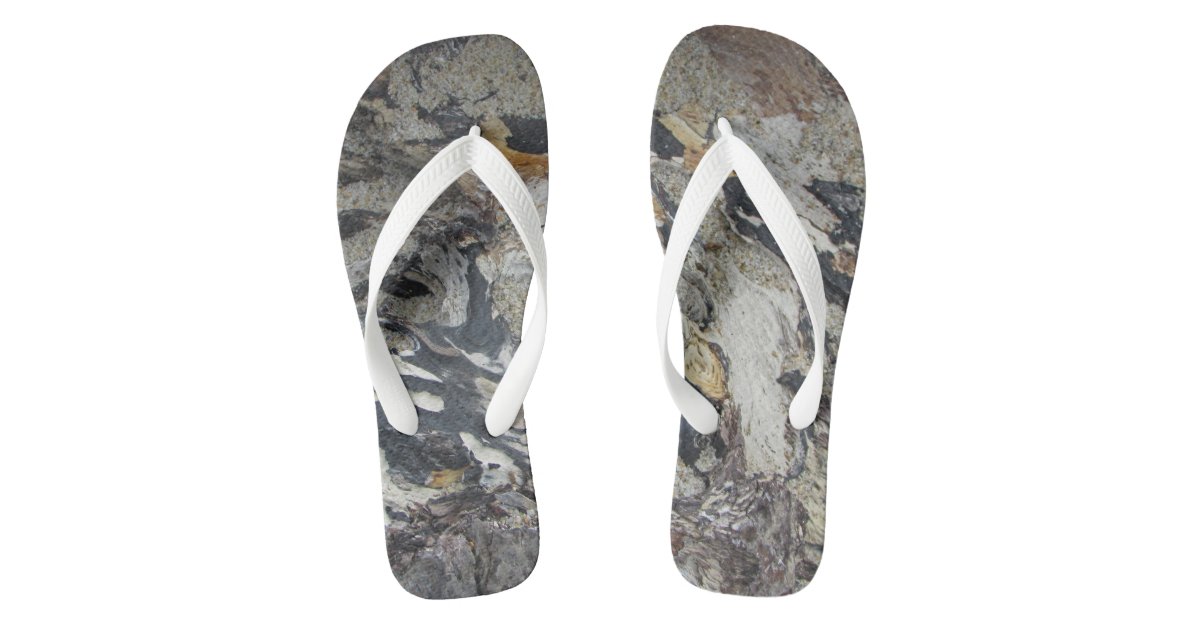 Beautiful Marbled Colors Pacific Ocean Driftwood Flip Flops - Driftwood ...