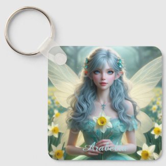 Beautiful March Fairy in Daffodils