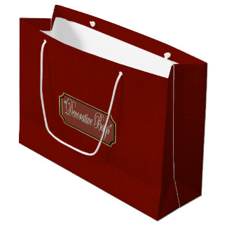 Beautiful Maroon Large Gift Bag