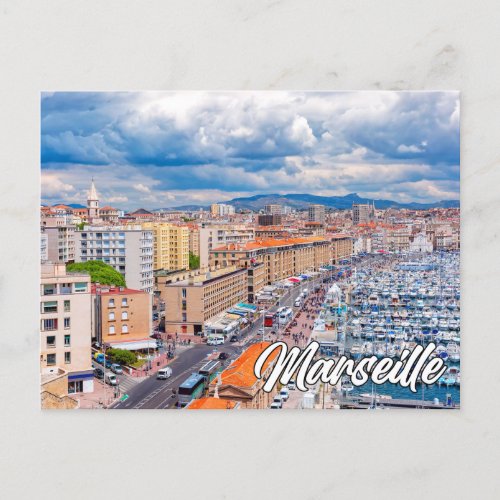 Beautiful Marseille France Postcard
